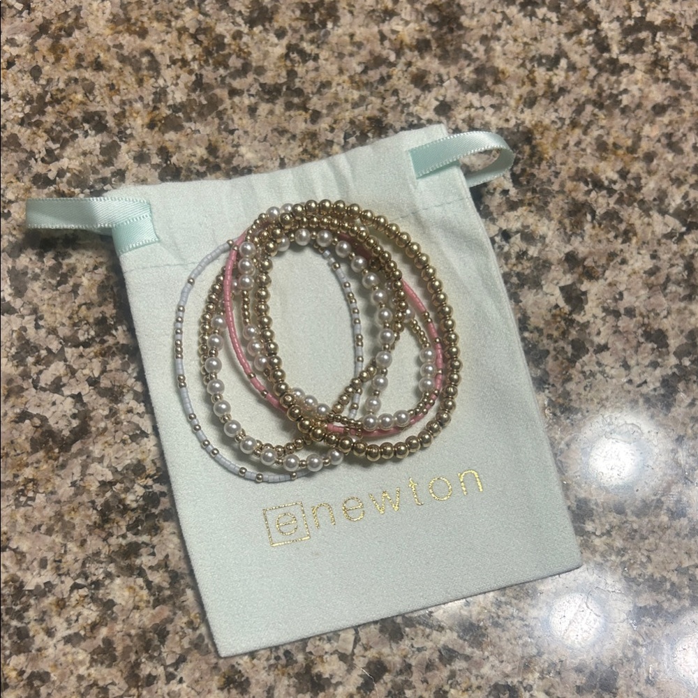 E Newton Bracelet Stack